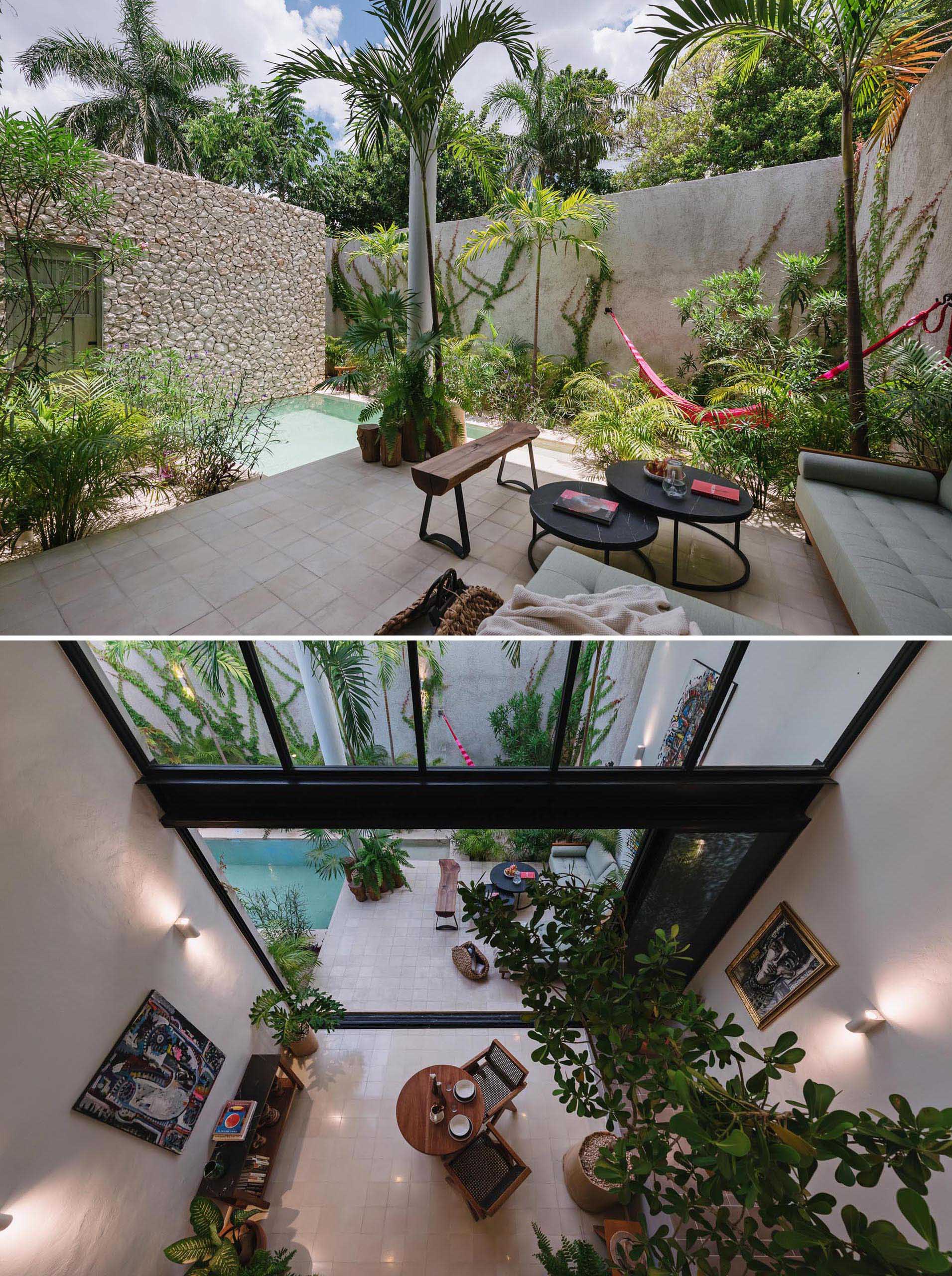 Cây xanh chính là trụ cột của phong cách thiết kế nội thất Tropical | Nguồn: Internet.