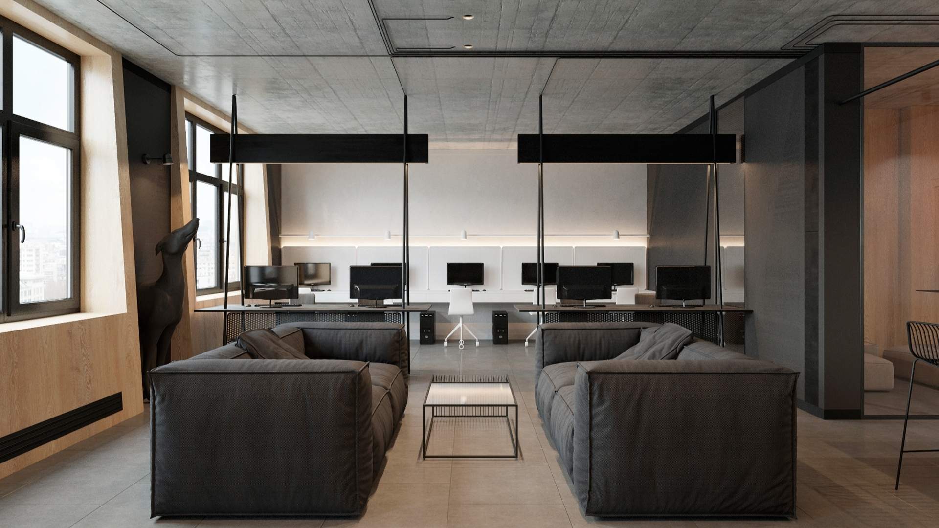 Ứng dụng của phong cách tối giản trong thiết kế nội thất văn phòng | Nguồn: Internet.