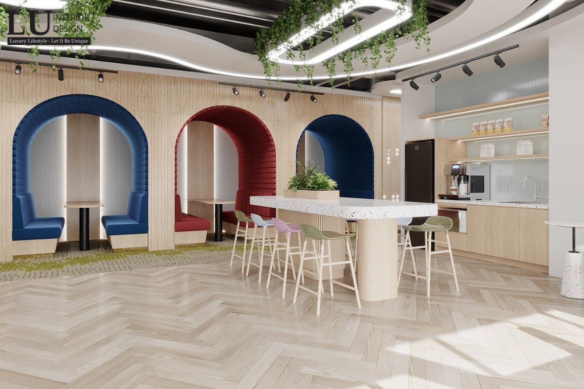 Thiết kế thi công nội thất văn phòng GIC - Khu vực pantry
