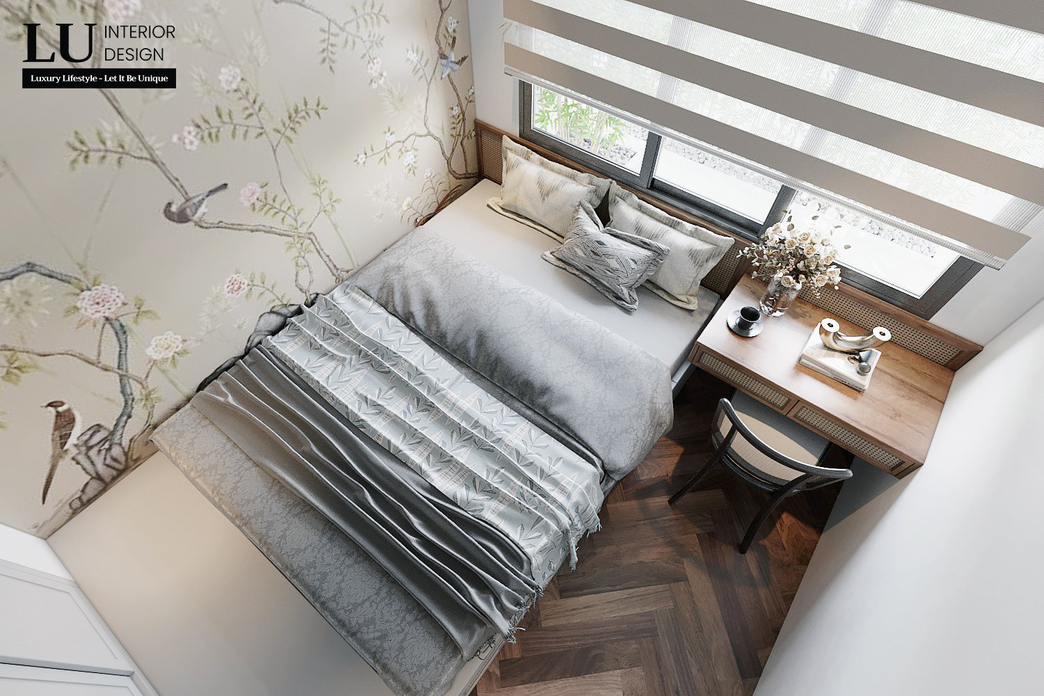 Thiết nội thất nhà phố quận 10 phong cách Indochine