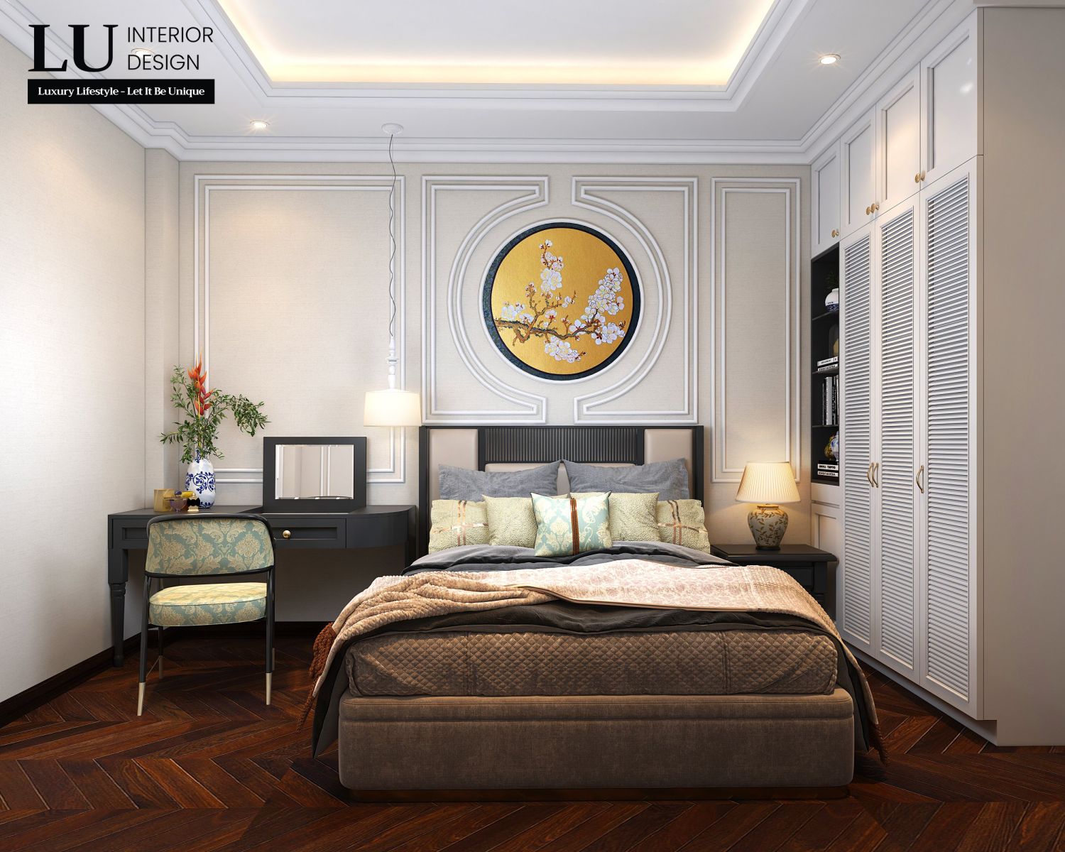 Thiết nội thất nhà phố quận 10 phong cách Indochine
