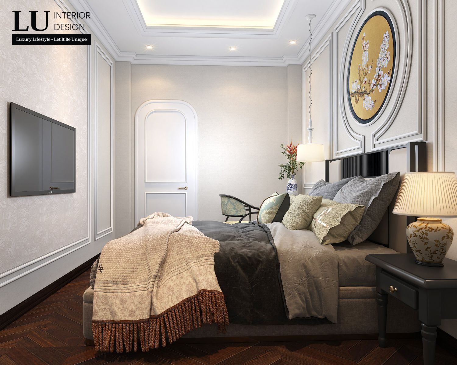 Thiết nội thất nhà phố quận 10 phong cách Indochine