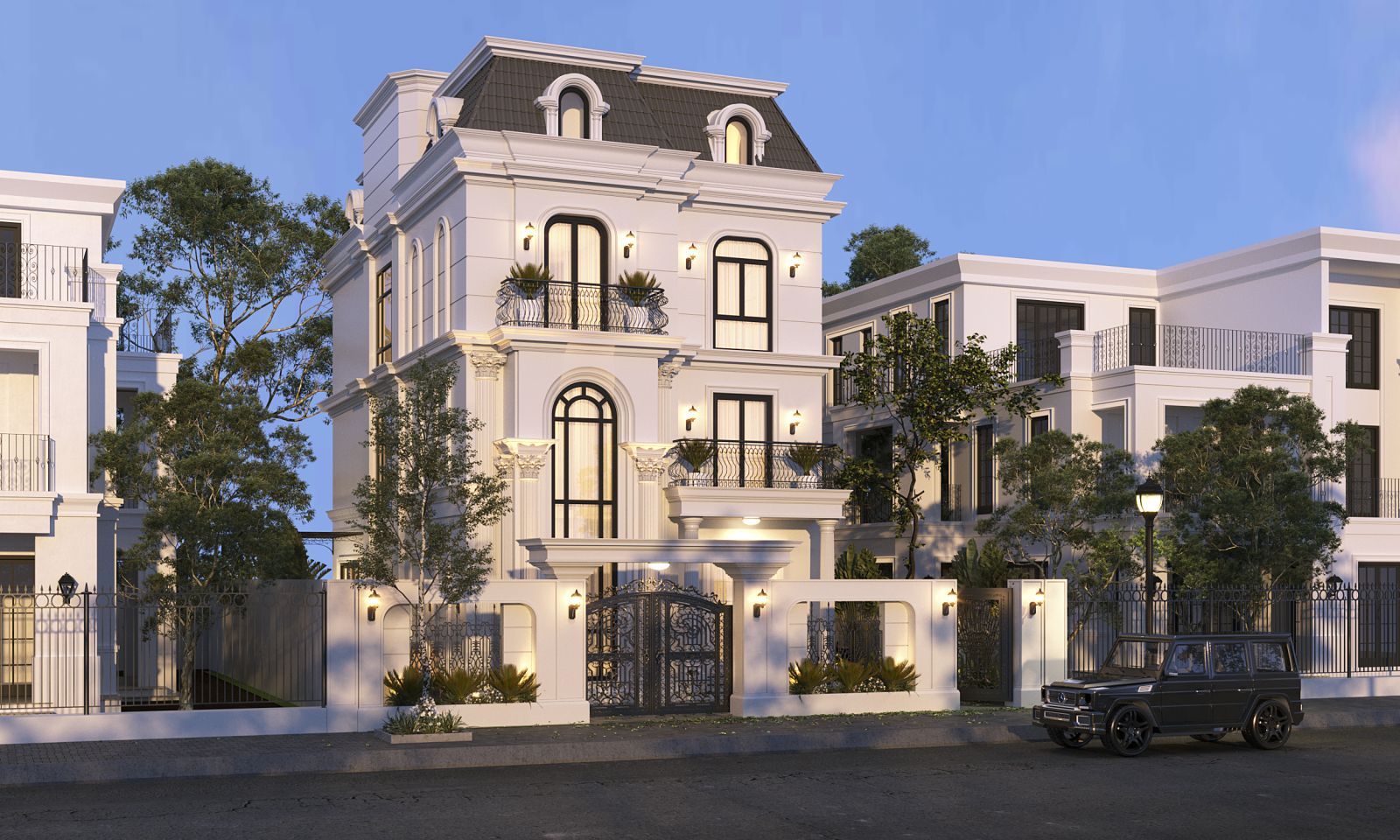 Ngoại cảnh biệt thự