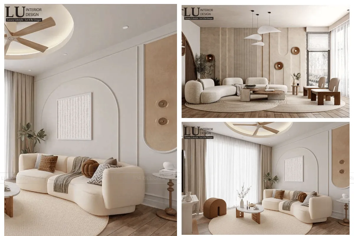 Phòng ngủ Wabi-sabi trầm tĩnh gần gũi tại căn hộ The Infiniti Riviera Point