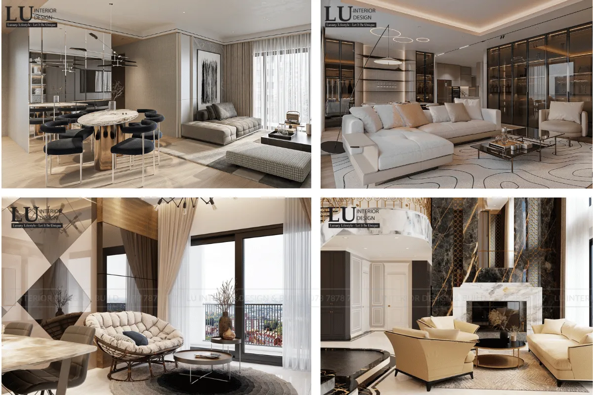 Vật liệu, ánh sáng được bố trí tinh tế, chuẩn 98% so với thiết kế 3D từ LU Design