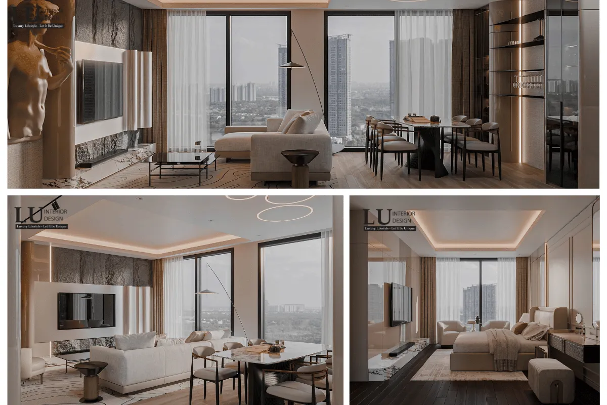Không gian Modern Luxury sang trọng một cách tinh tế – đủ độ “wow” nhưng không áp lực hay phô trương