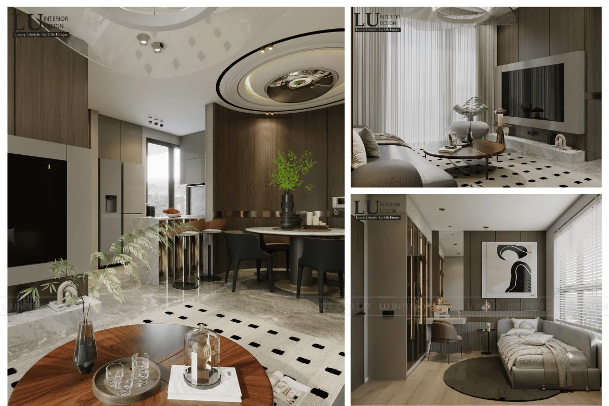 Căn hộ phong cách Modern Classic – LU Design thực hiện tại The Infiniti Riviera Point Quận 7