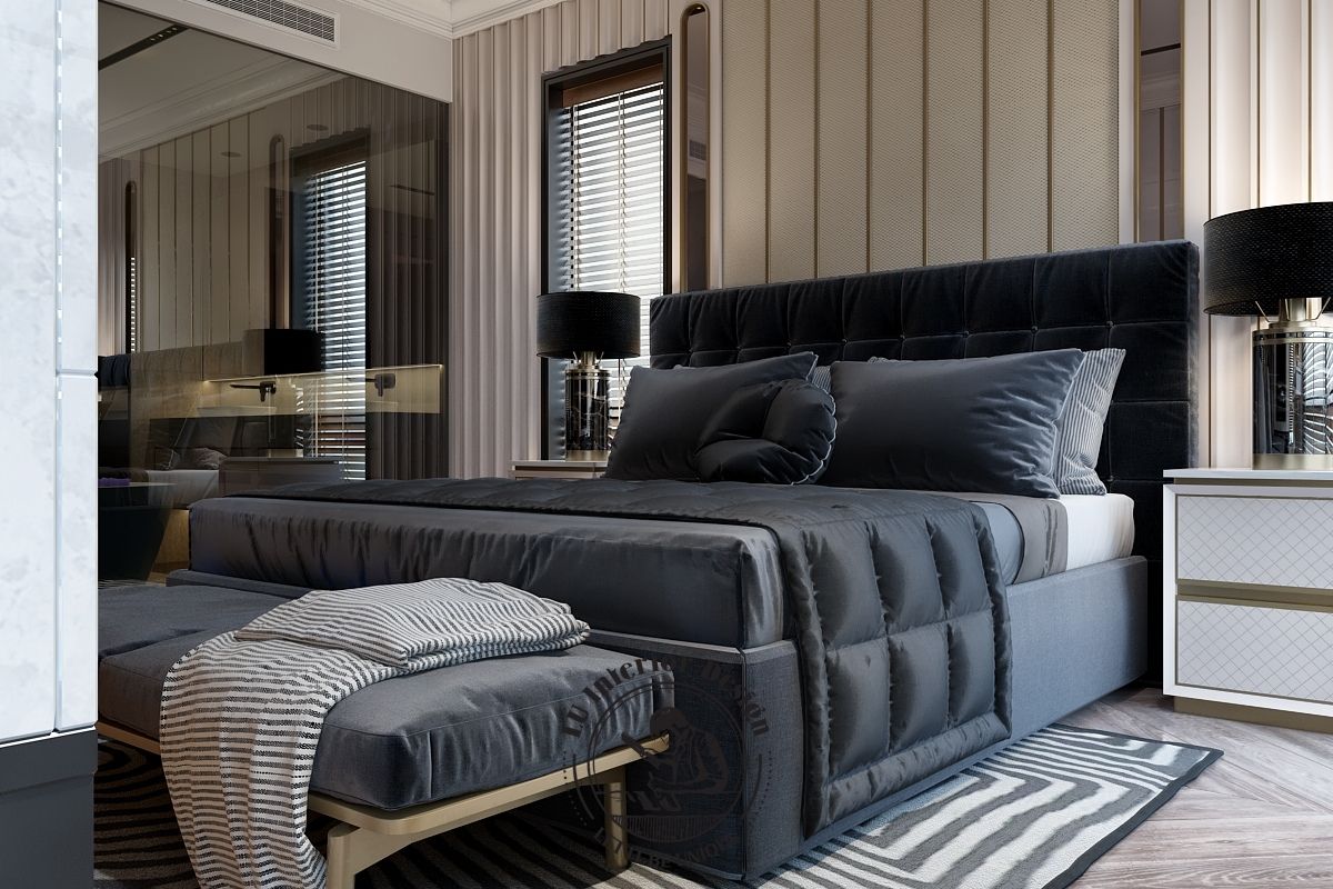  Thiết kế thi công nội thất căn hộ Penthouse tại Quận 7 chi tiết nội thất phòng Master