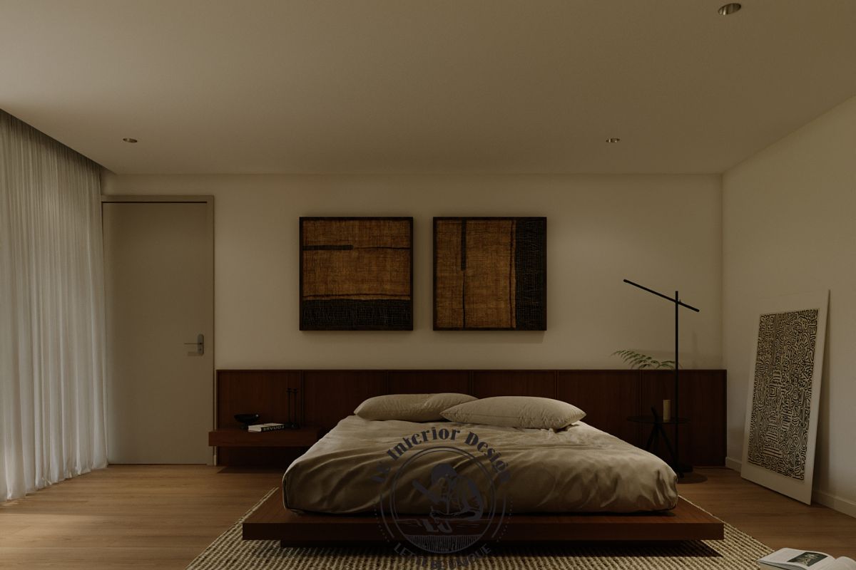 Tủ lưu trữ đầu giường và tranh nghệ thuật Duplex The Infiniti - LU Design