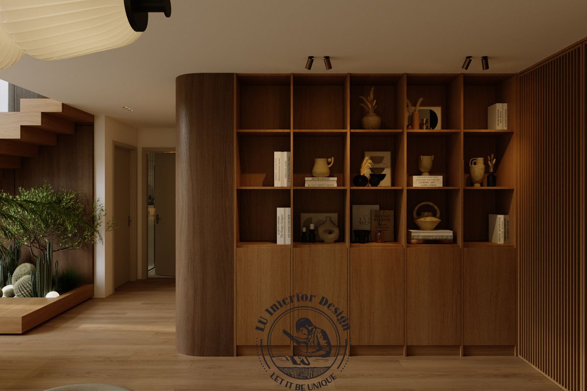 Hệ tủ trang trí âm tường kịch trần Duplex The Infiniti - LU Design