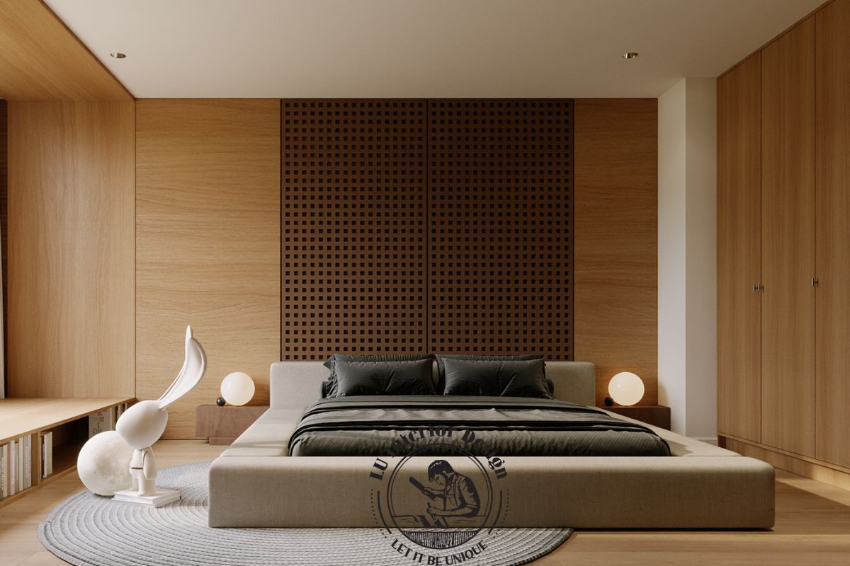 Hệ tủ quần áo kịch trần phòng ngủ Master Duplex The Infiniti - LU Design