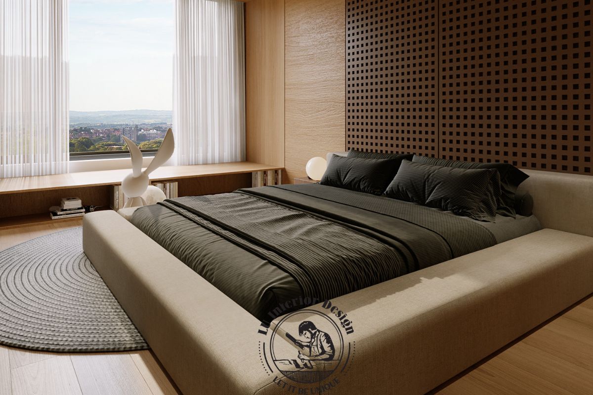 Nội thất phòng ngủ Master Duplex The Infiniti tinh tế - LU Design
