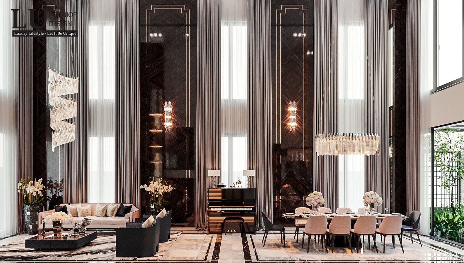 Mẫu thiết kế biệt thự biệt thự Tân Phú hiện đại của LU Design