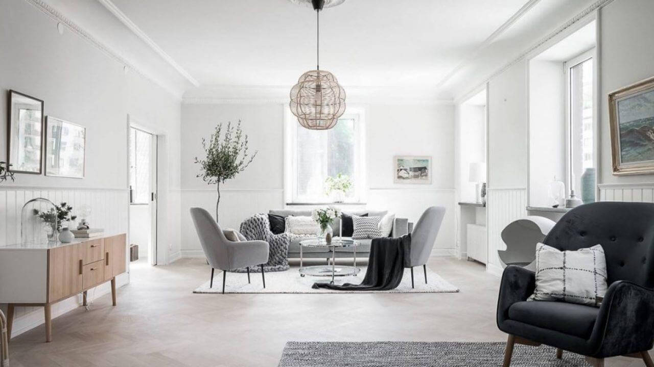 Mẫu thiết kế nội thất biệt thự Minimalism