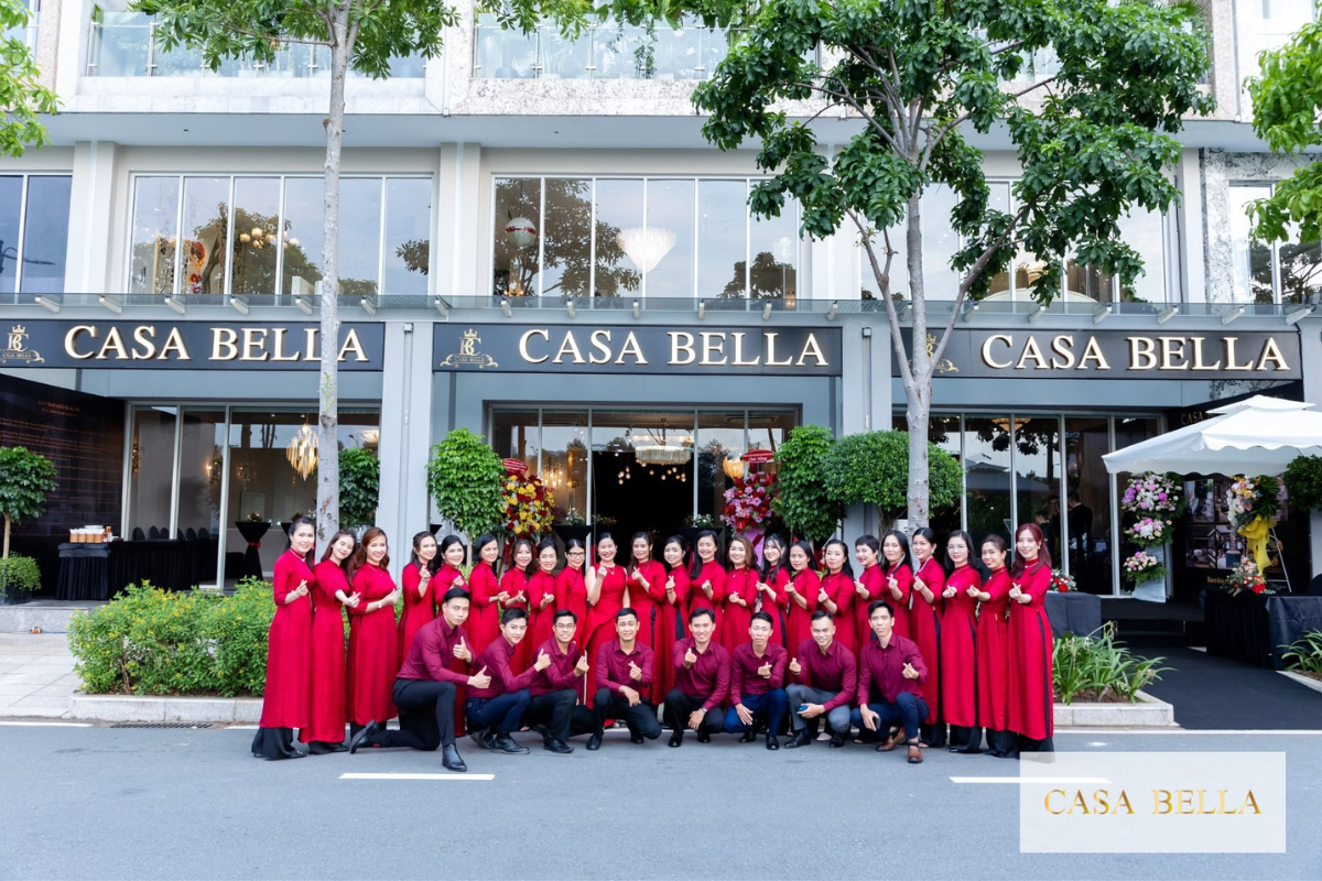 Showroom Casa Bella tại buổi lễ đón tiếp các đối tác thiết kế và chủ đầu tư