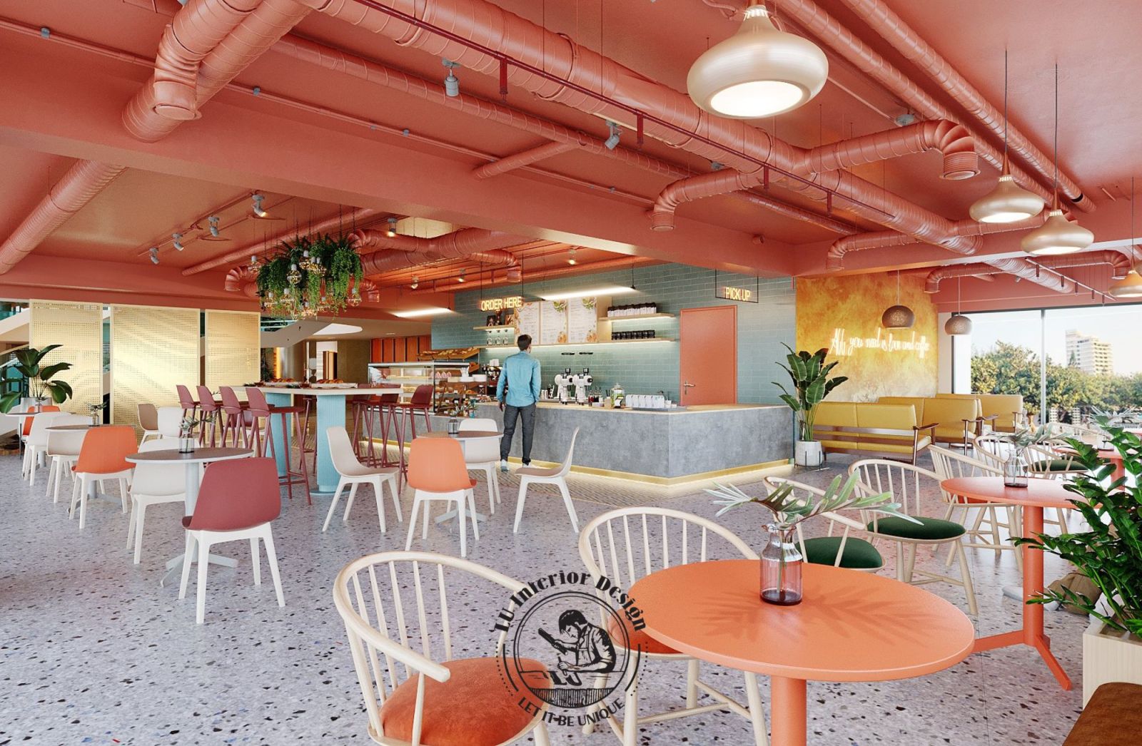 The Coffee Shop - Dự án thiết kế trang trí quán cà phê của LU Design