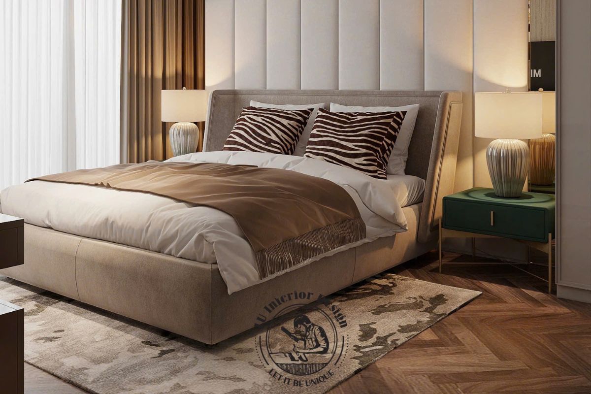 Góc tab đầu giường Phòng ngủ Master  sang trọng - LU Design