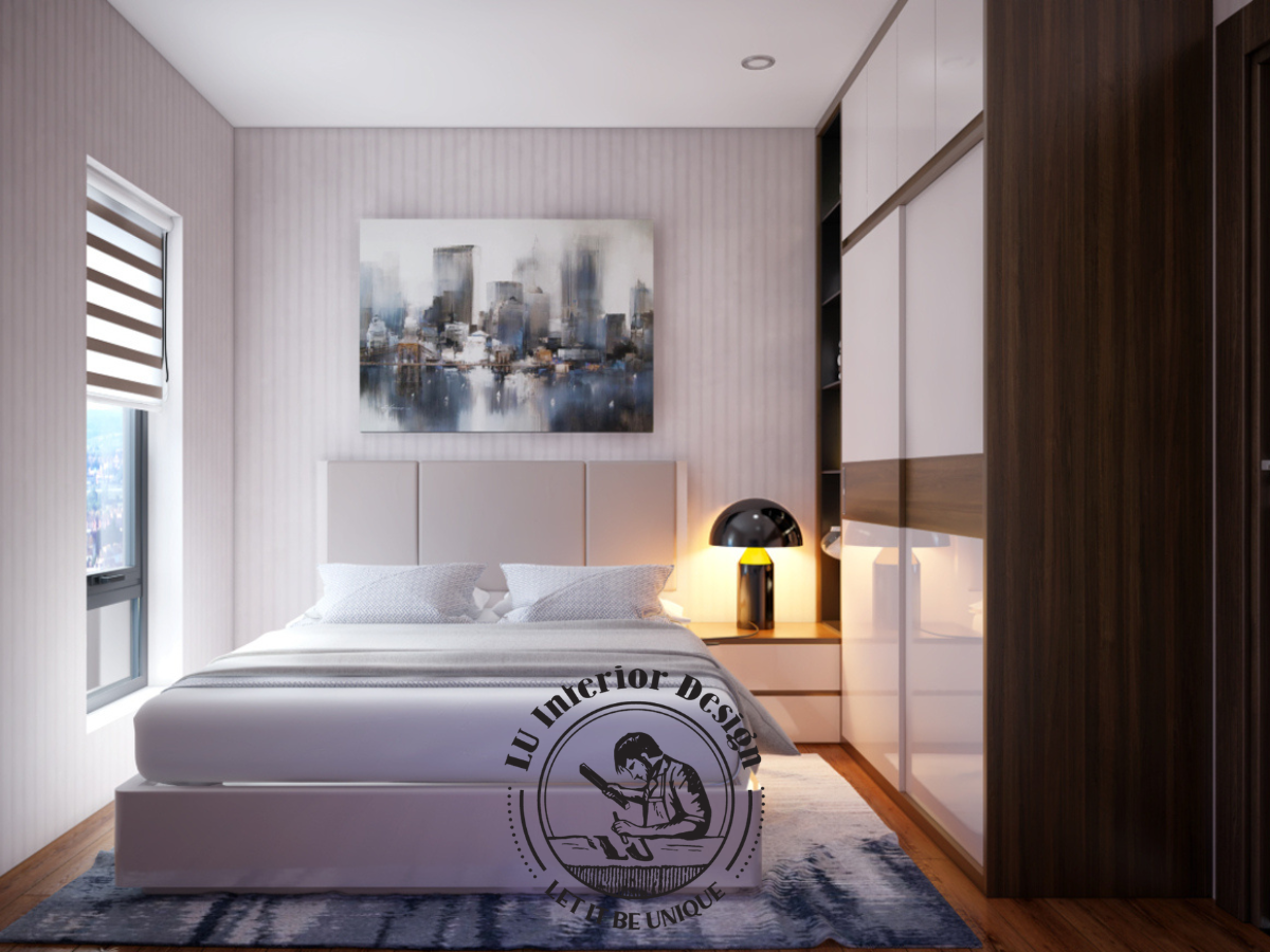 Thiết kế nội thất phòng gia nhân tại Villa