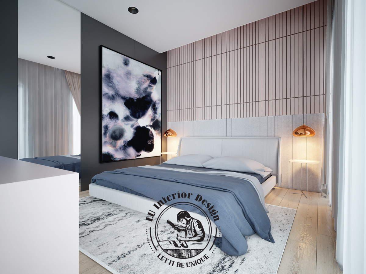 Thiết kế phòng ngủ bé gái dễ thương tại công trình biệt thự Quận 9