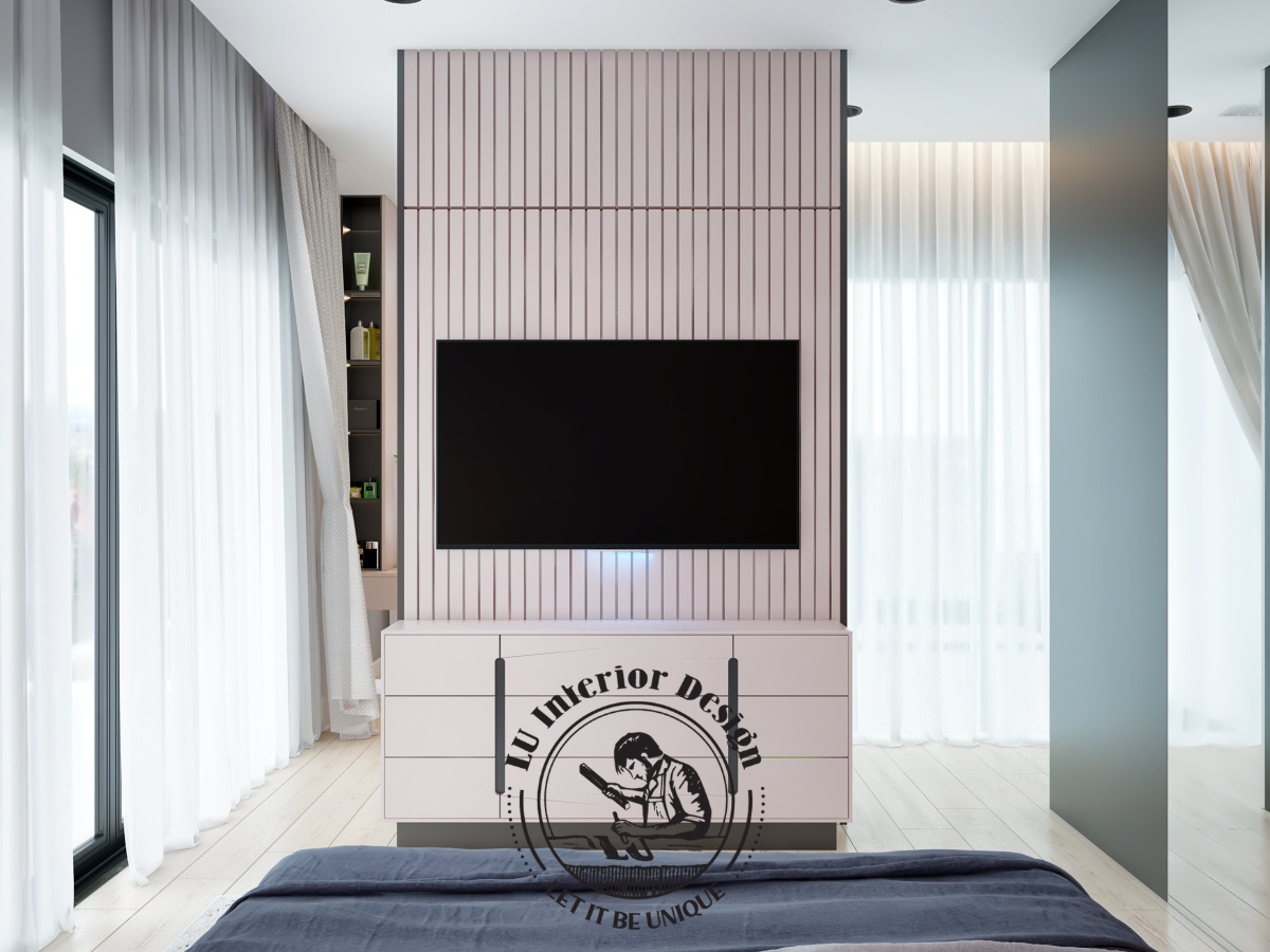 Mẫu phòng ngủ con gái tinh tế phong cách Modern Classic
