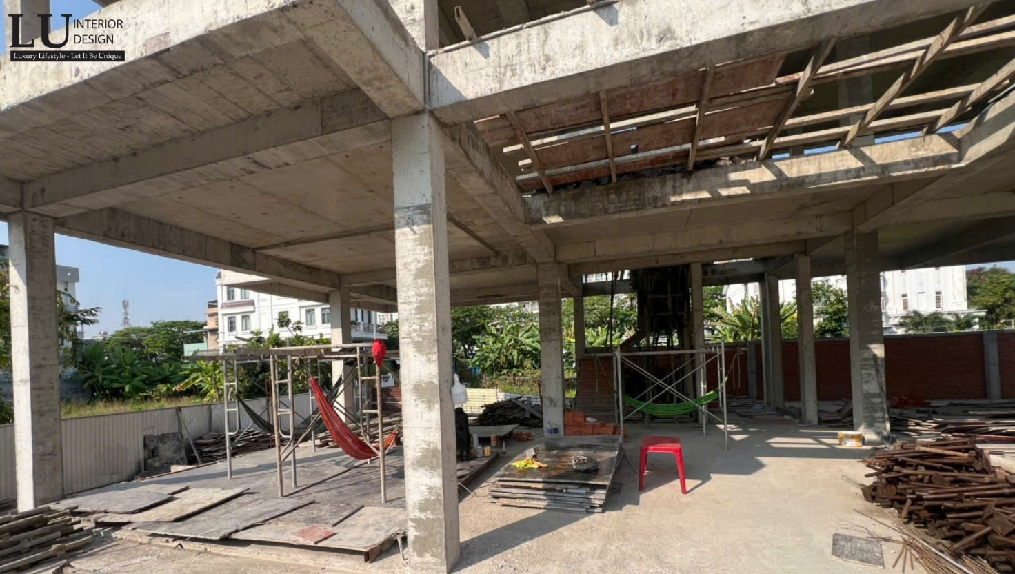 Khảo sát hiện trạng công trình biệt thự trước khi thi công nội thất