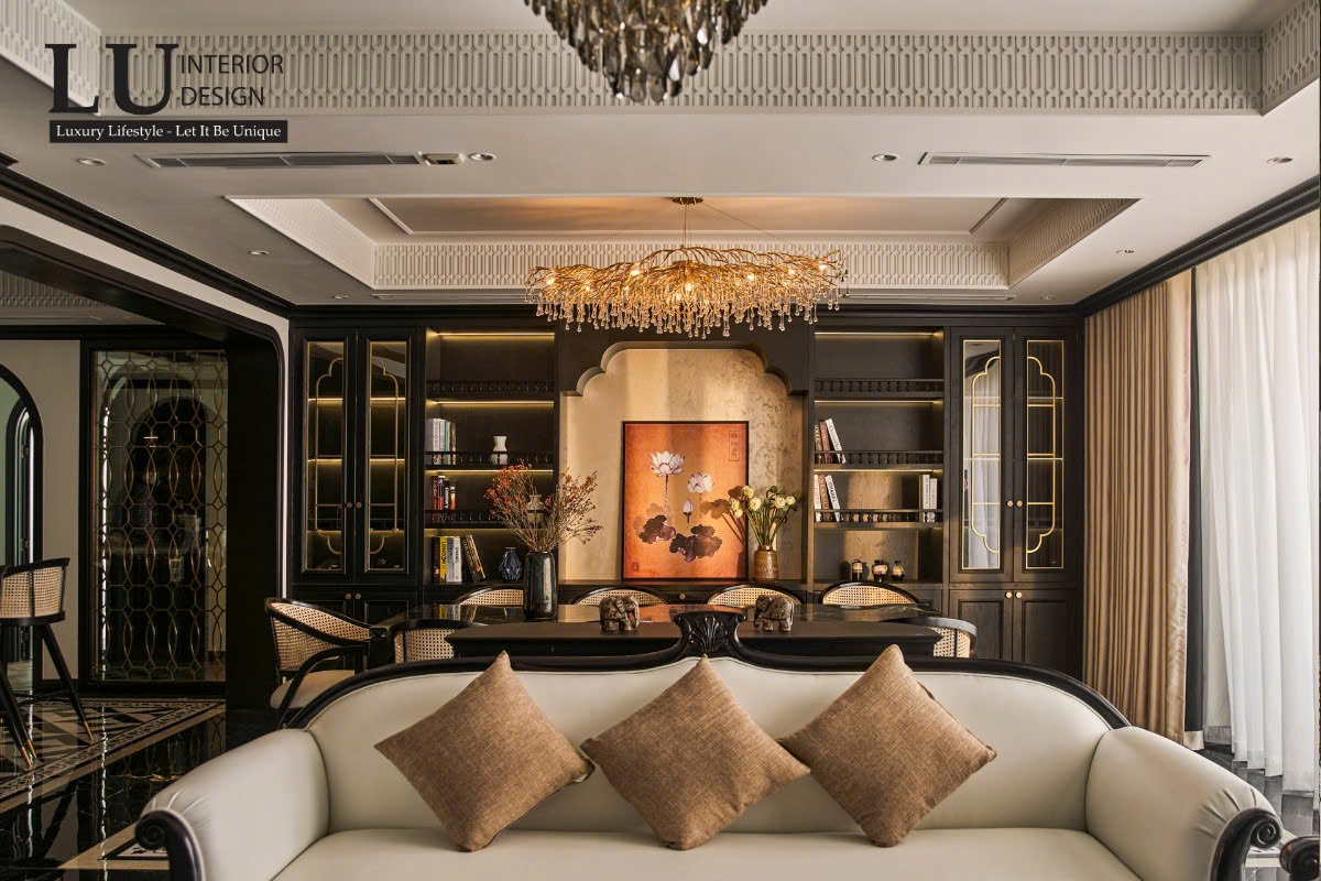 Nội thất căn hộ Infiniti phong cách Indochine ấm áp, gần gũi