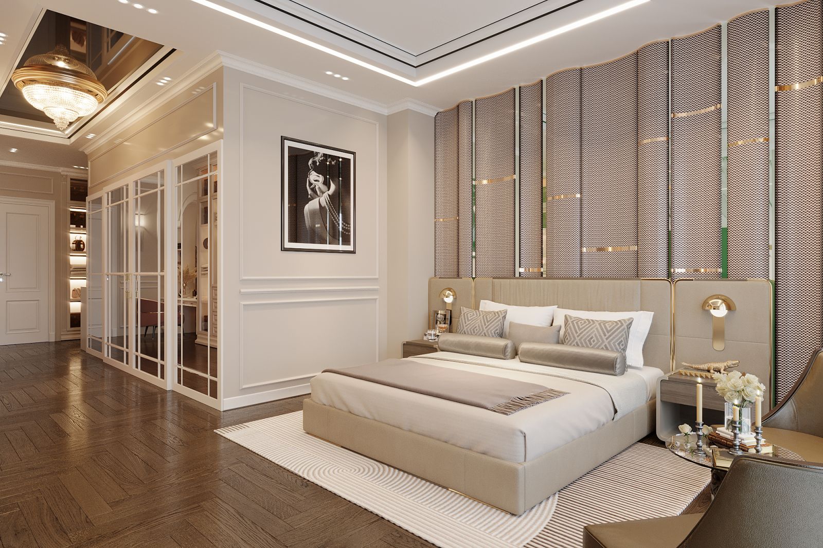 Nội Thất Nhà Phố Quận 7 Luxury - Phòng ngủ