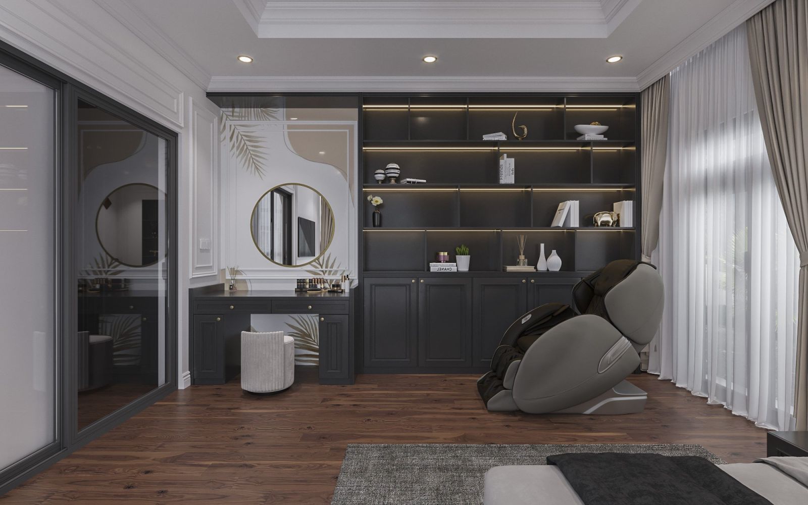 Nội Thất Nhà Phố Quận 7 Modern - Phòng đọc