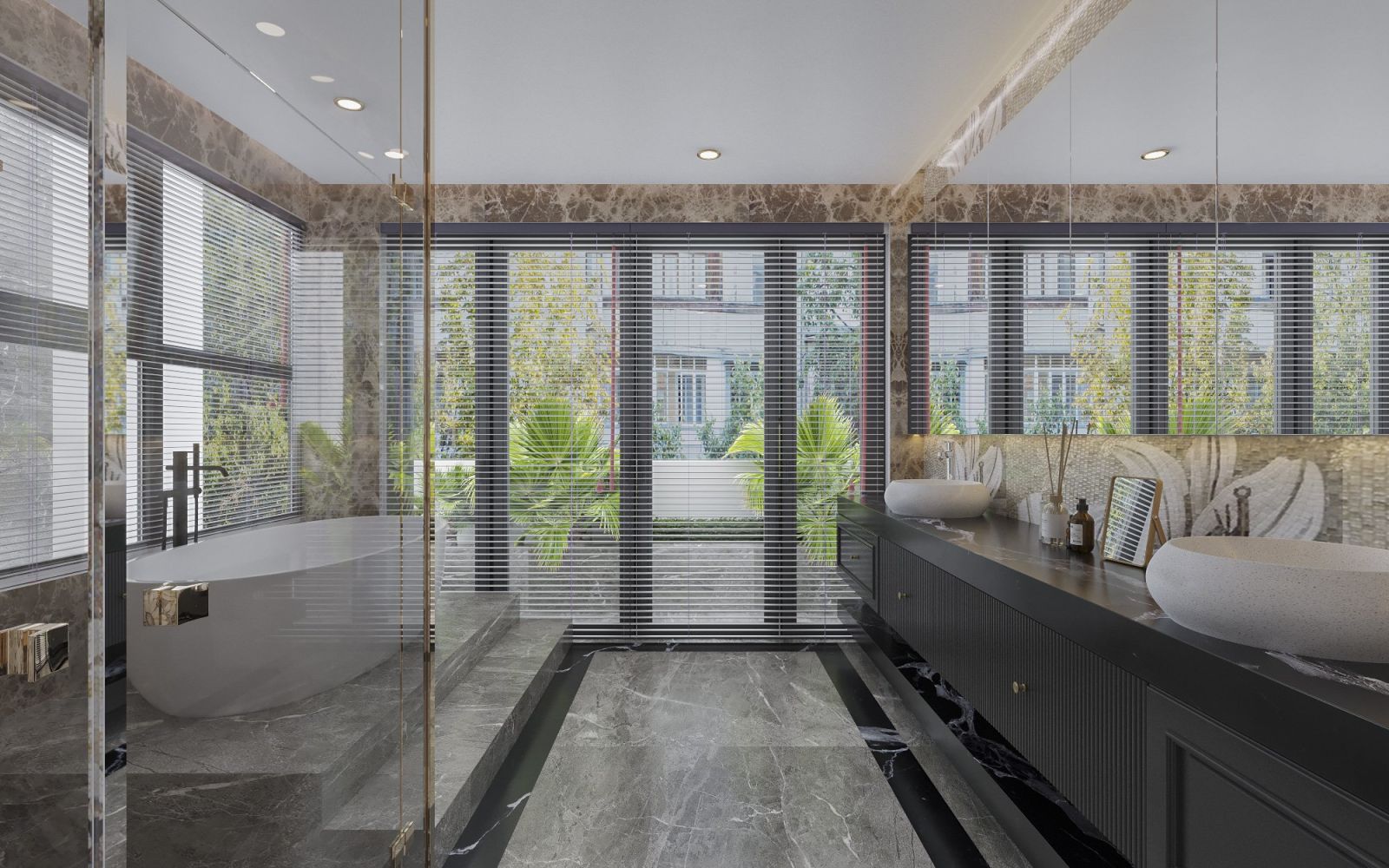 Nội Thất Nhà Phố Quận 7 Modern - Phòng tắm