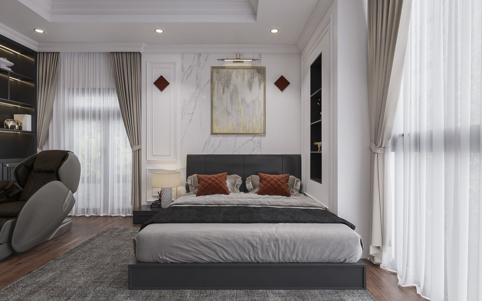Nội Thất Nhà Phố Quận 7 Modern - Phòng ngủ