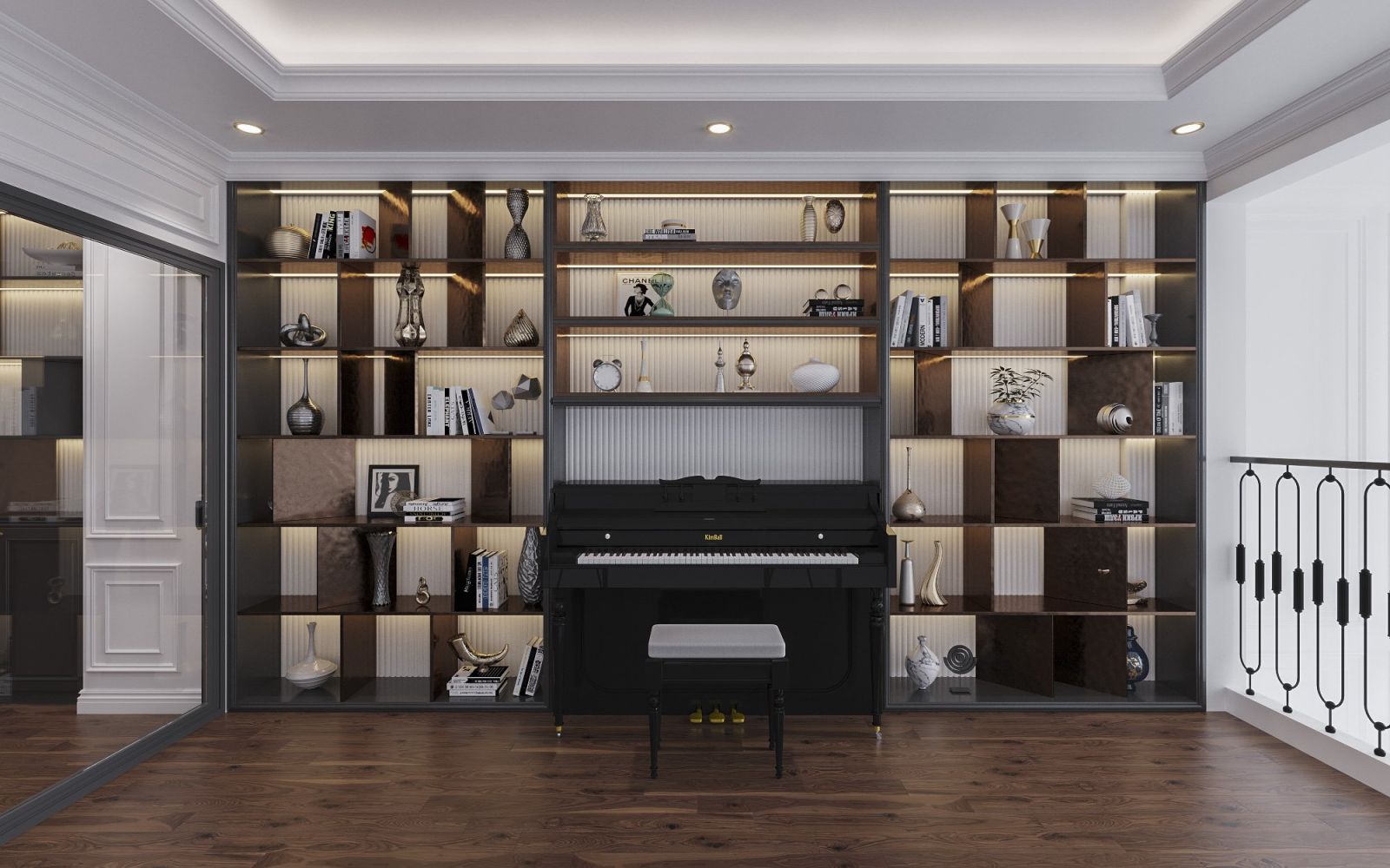 Nội Thất Nhà Phố Quận 7 Modern - Phòng nhạc