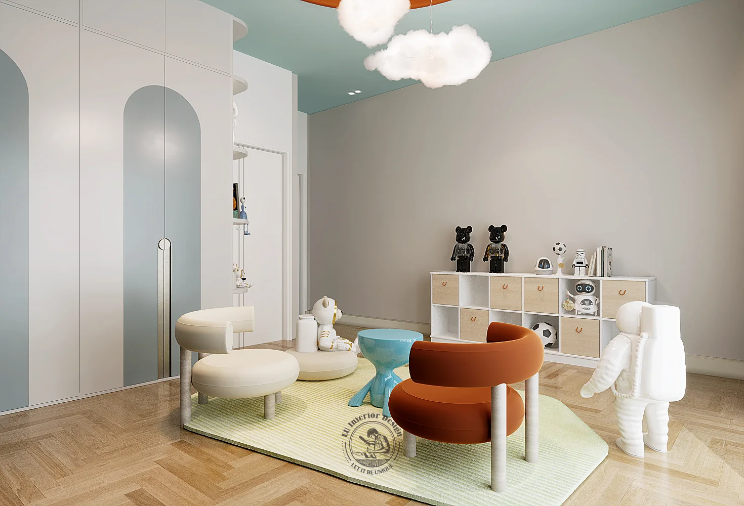 Góc chơi của bé – thiết kế nội thất biệt thự Quận 7 – LU Design