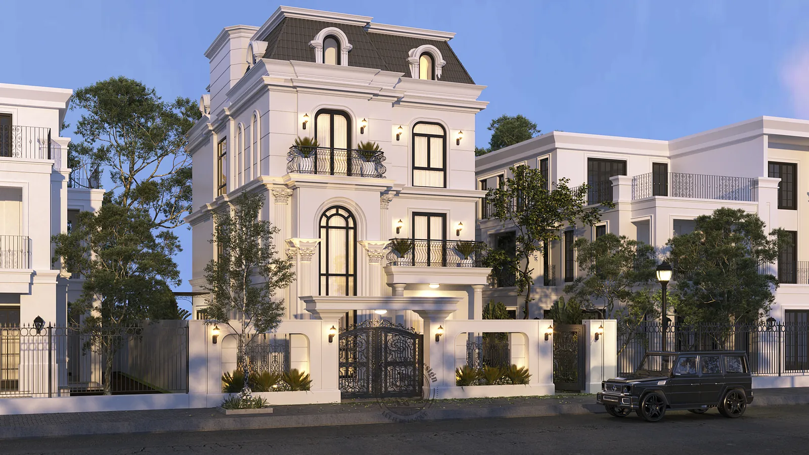 Thiết kế kiến trúc và nội thất biệt thự Tân Phú