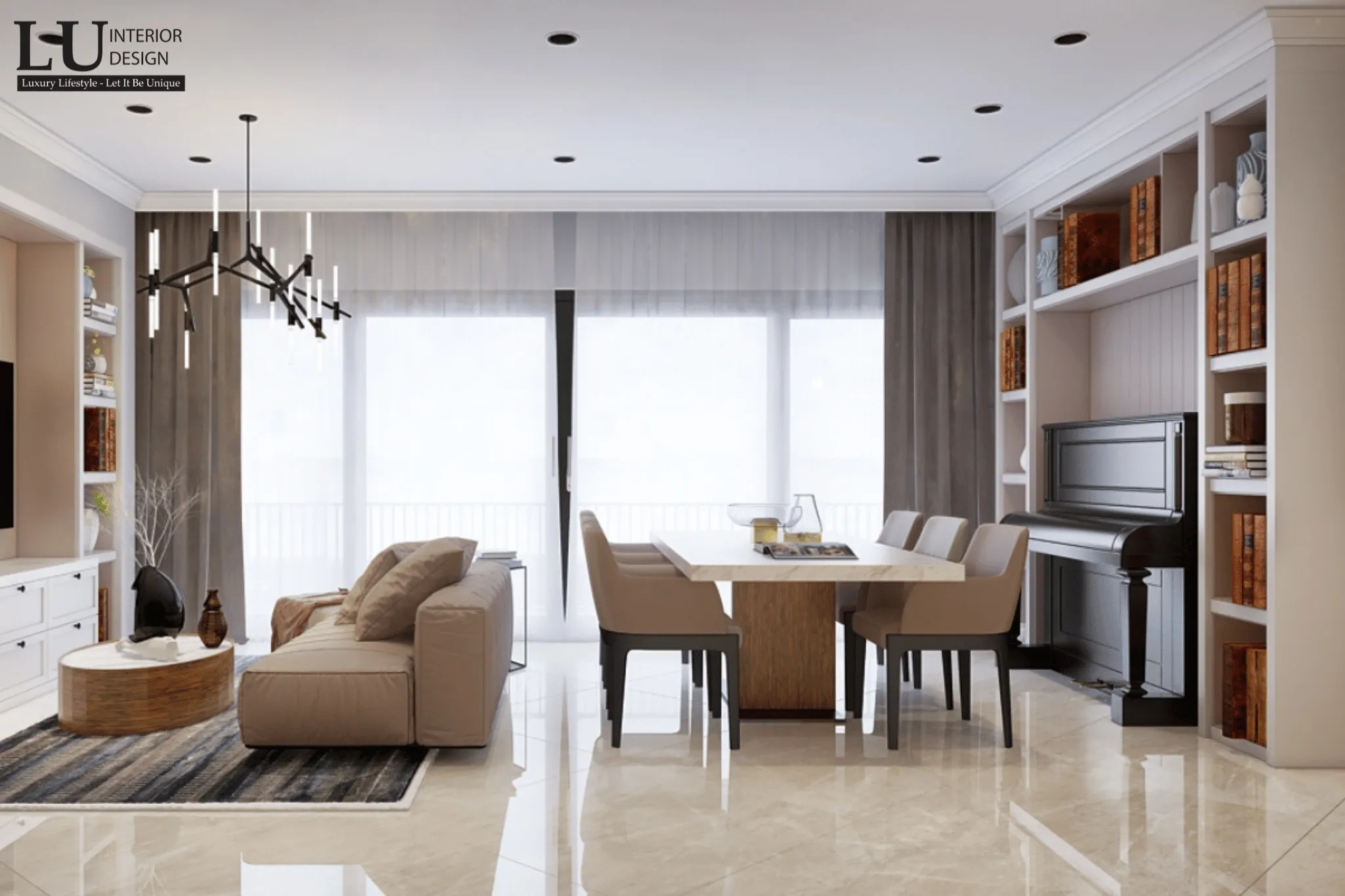 Thiết Kế Nội Thất Căn Hộ 3 Phòng Ngủ The View Riviera Point T8 Quận 7