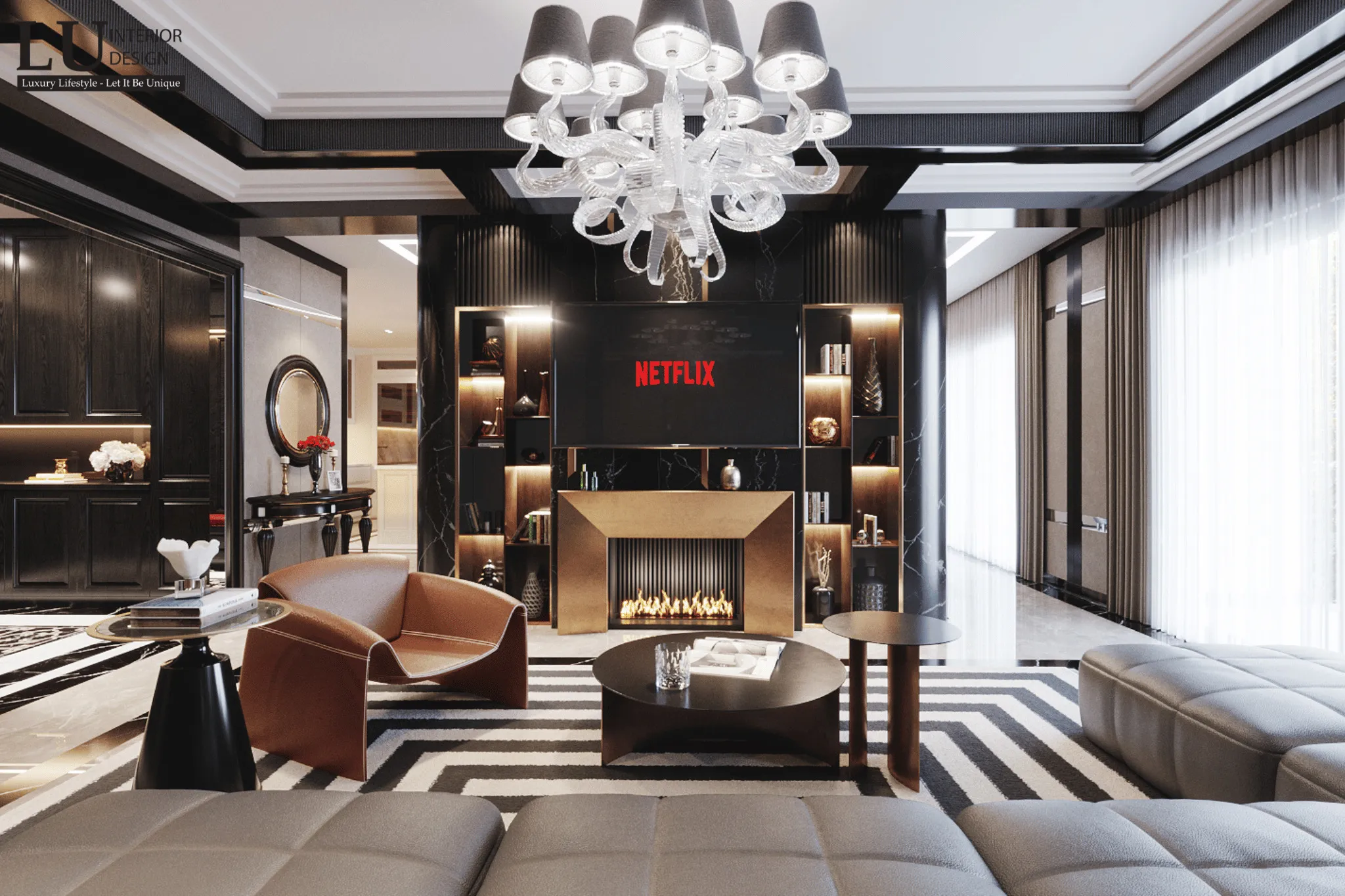 Chị Lan - Dự Án Thiết Kế Thi Công Nội Thất căn hộ Penthouse Midtown Quận 7