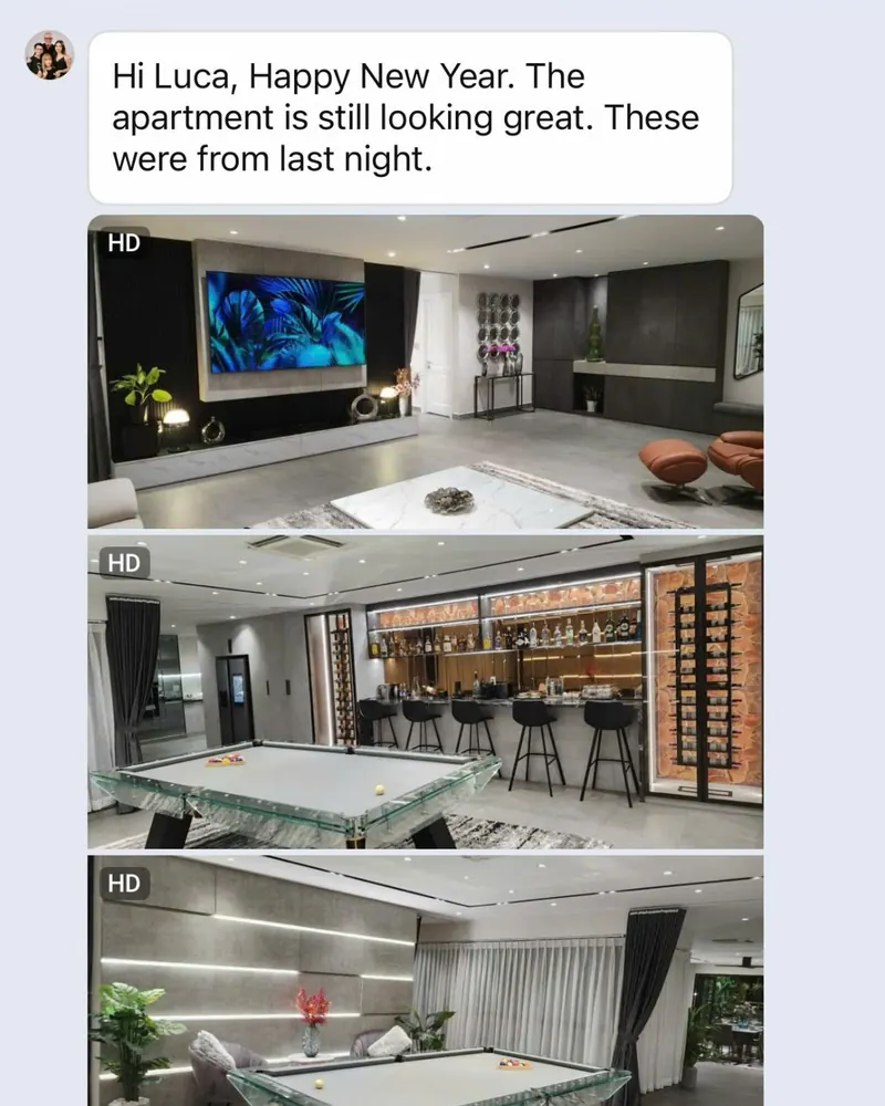 Anh John gửi ảnh penthouse Quận 7 dịp năm mới — LU Design