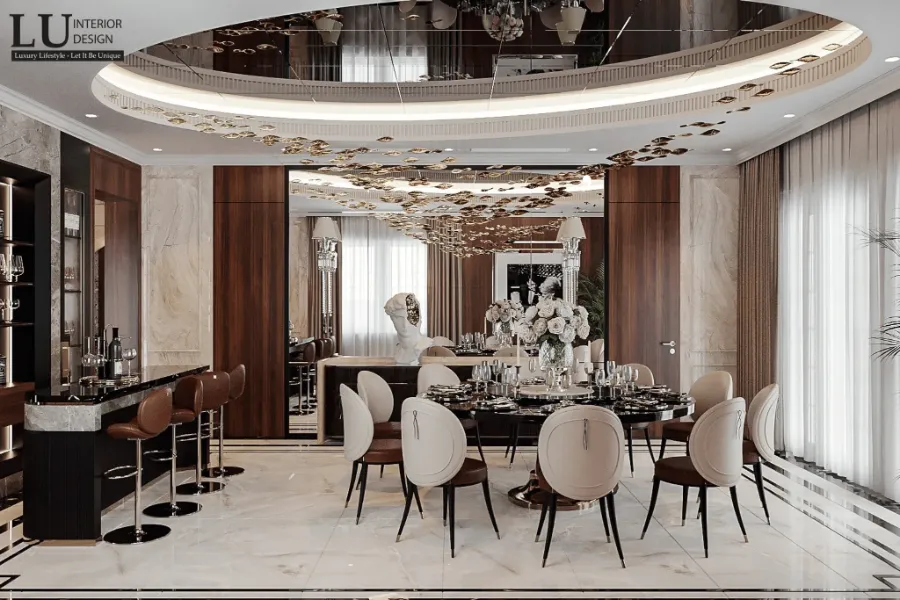 Biệt thự Khang Điền Quận 9 375m² thiết kế nội thất — LU Design
