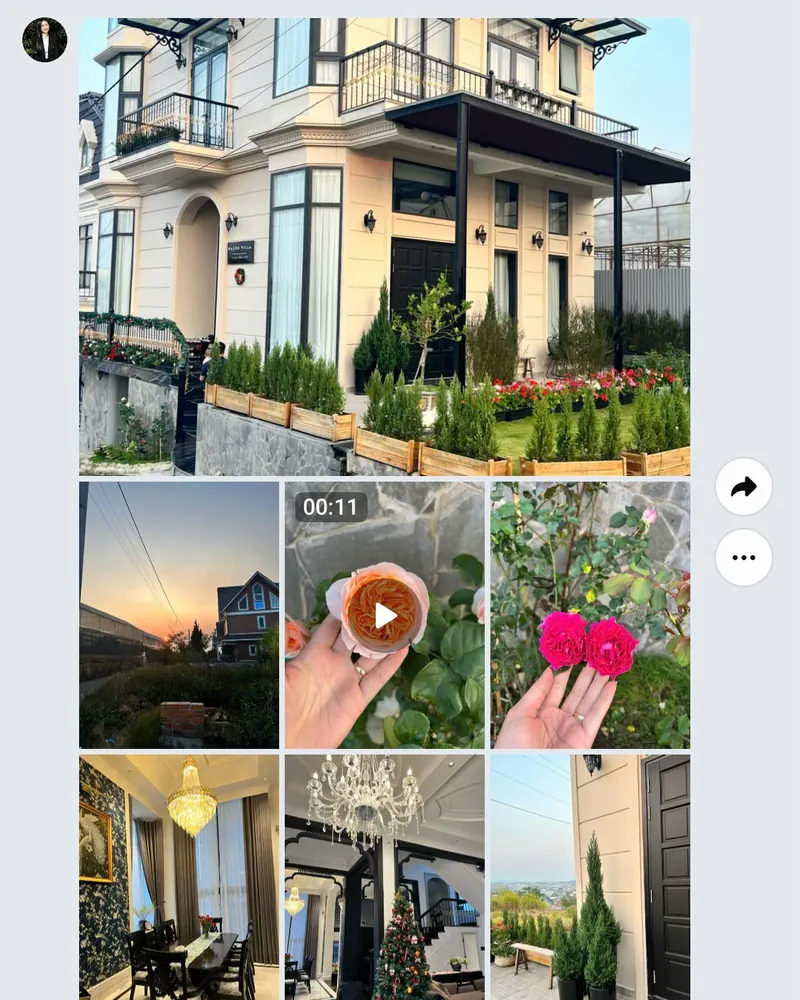 Chị Jendy gửi ảnh villa Đà Lạt mùa Giáng sinh — LU Design