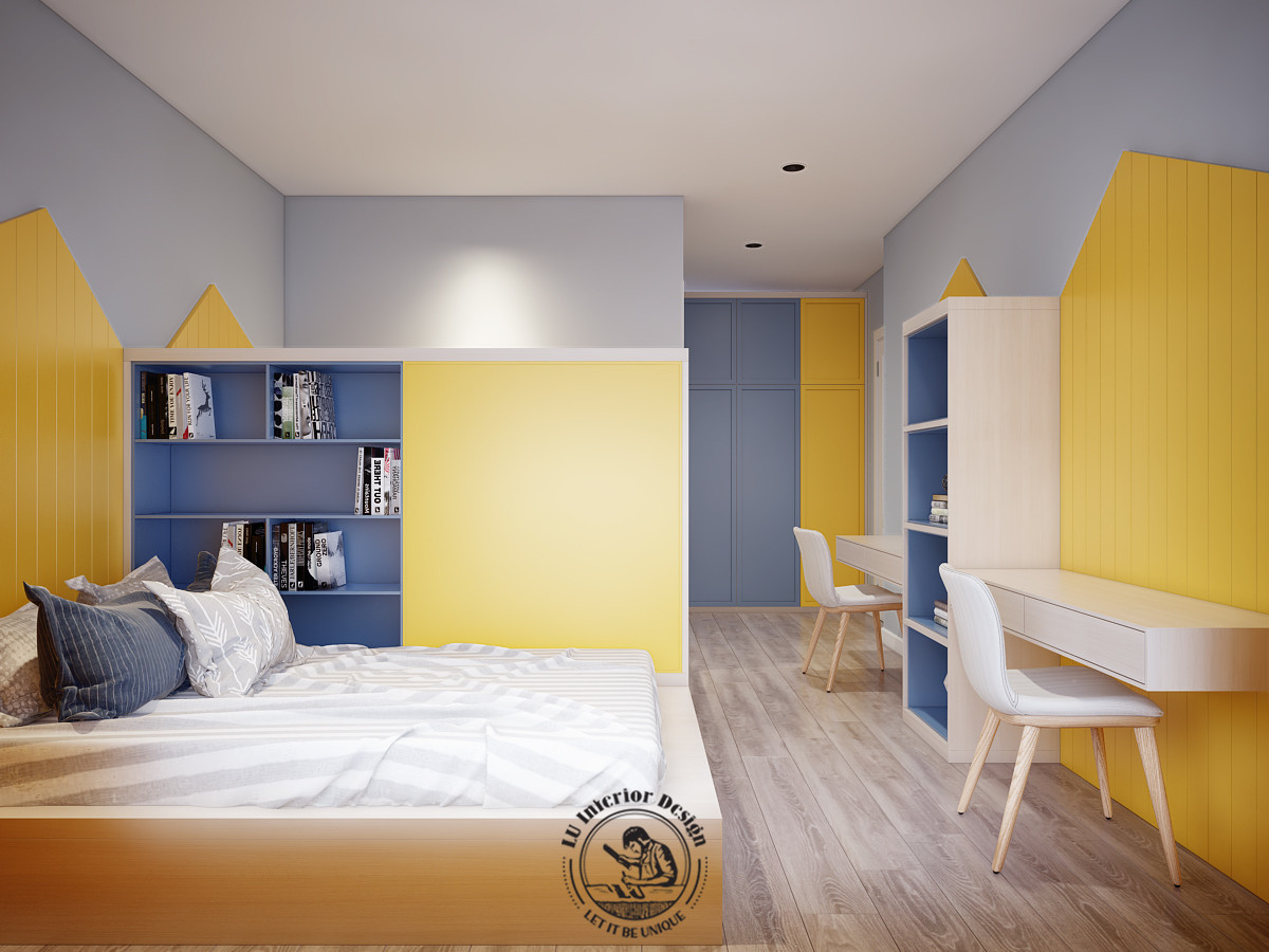 Thiết kế nội thất phòng ngủ căn hộ 2 phòng ngủ | Dự án The View Riviera