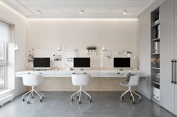 Thiết kế văn phòng làm việc với phong cách tối giản mang lại các ưu điểm nổi bật.