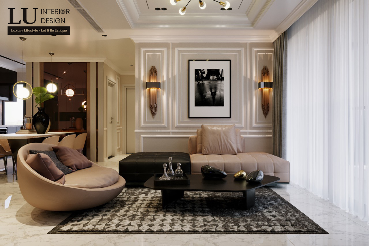 Dự án thiết kế & thi công nội thất căn hộ Empire City | LU Design thực hiện