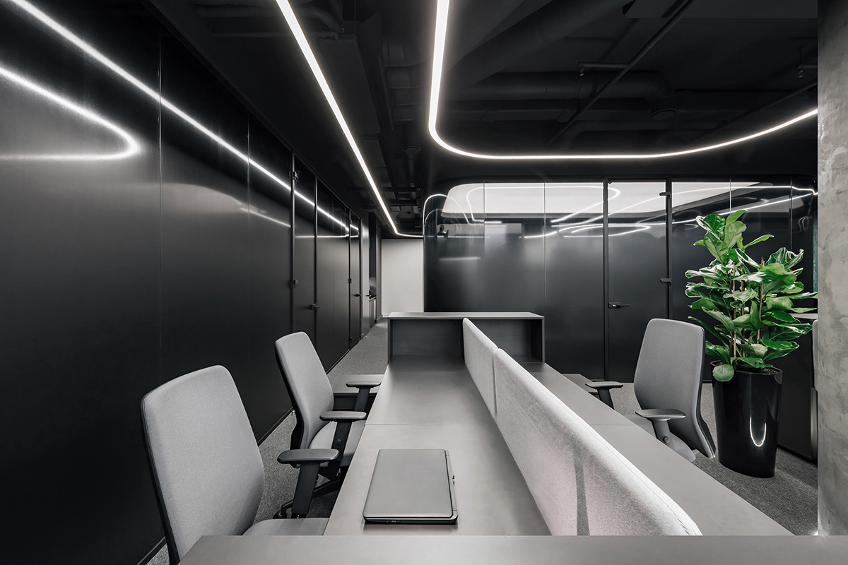 Thêm “sắc xanh” vào trong thiết kế nội thất văn phòng công nghiệp | Nguồn: Internet.