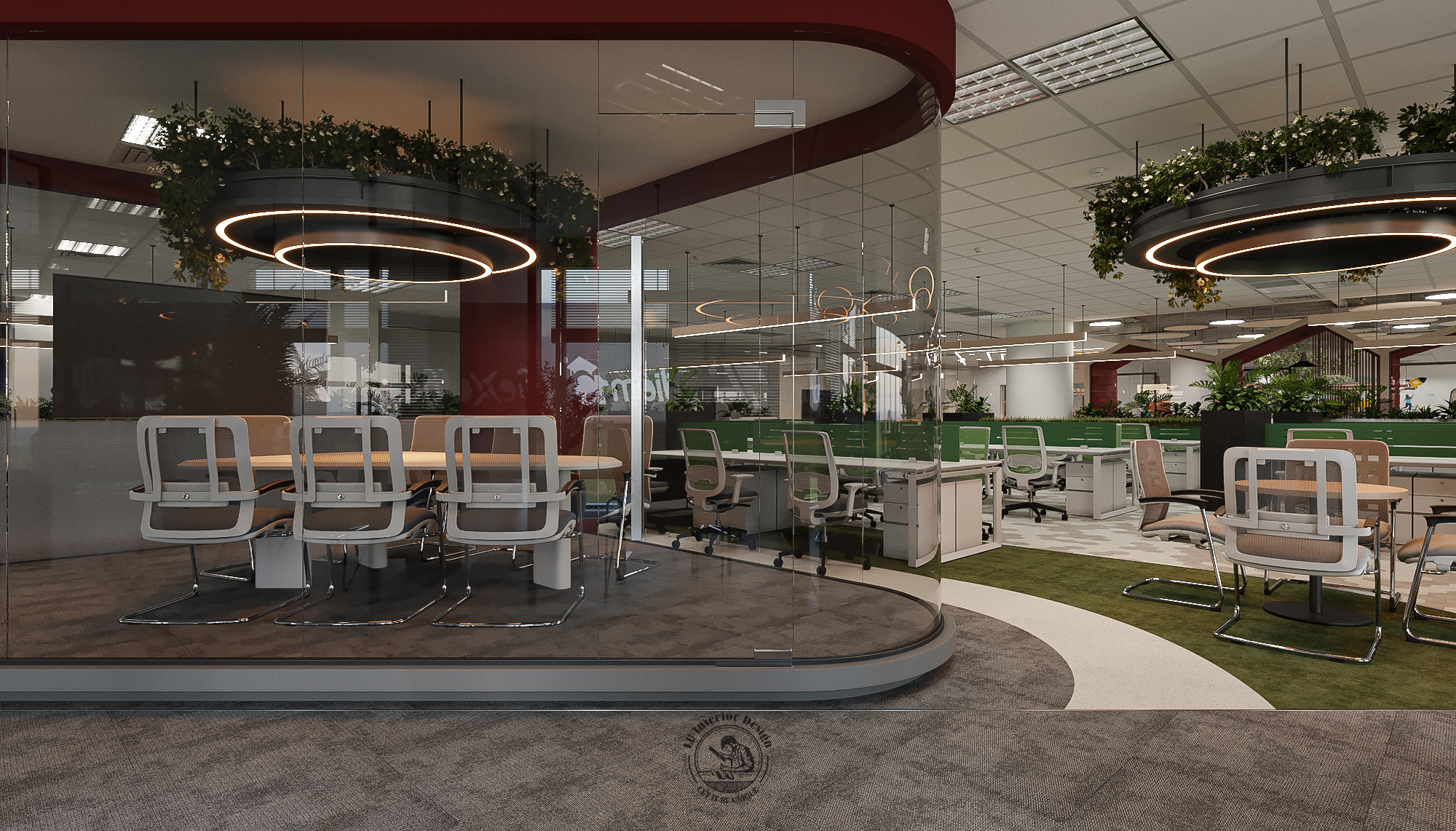Thiết kế nội thất văn phòng mở - tạo nguồn cảm hứng cho nhân viên | Dự án Thiên Long Group - LU Design thực hiện.