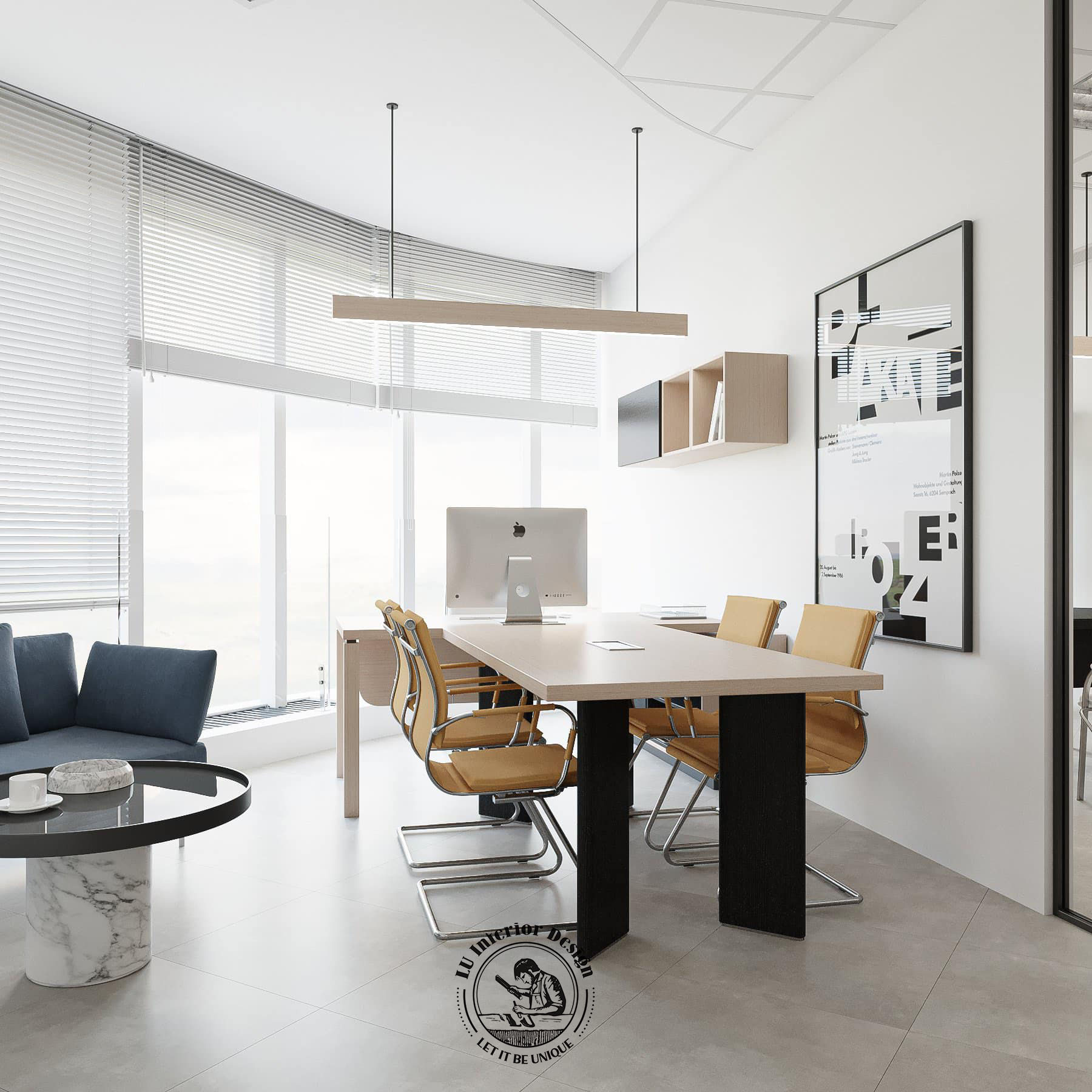 Quá trình thi công nội thất văn phòng tỉ mỉ đạt giá trị thẩm mỹ cao | Dự án Thiên Long - LU Design thực hiện.