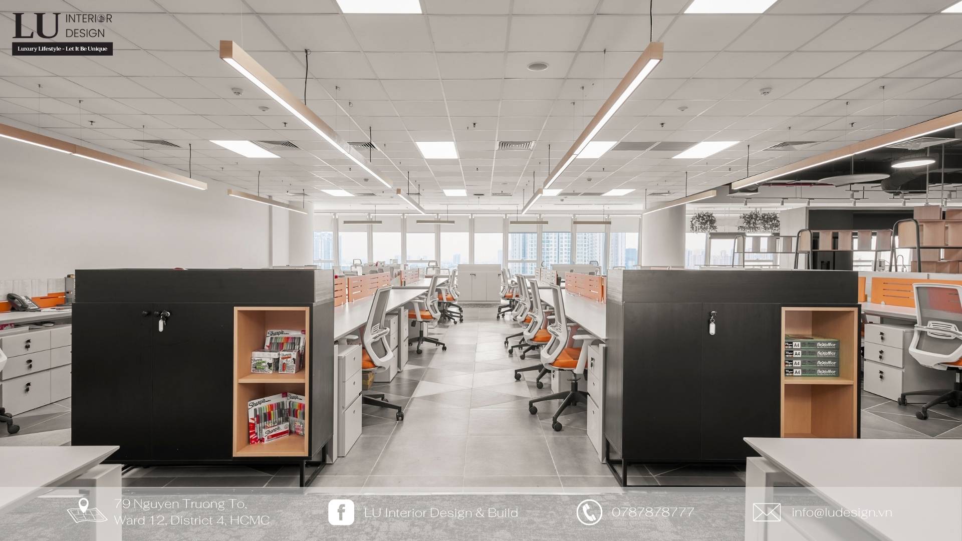 Văn phòng với phong cách hiện đại | Dự án văn phòng Thiên Long - LU Design thực hiện. 