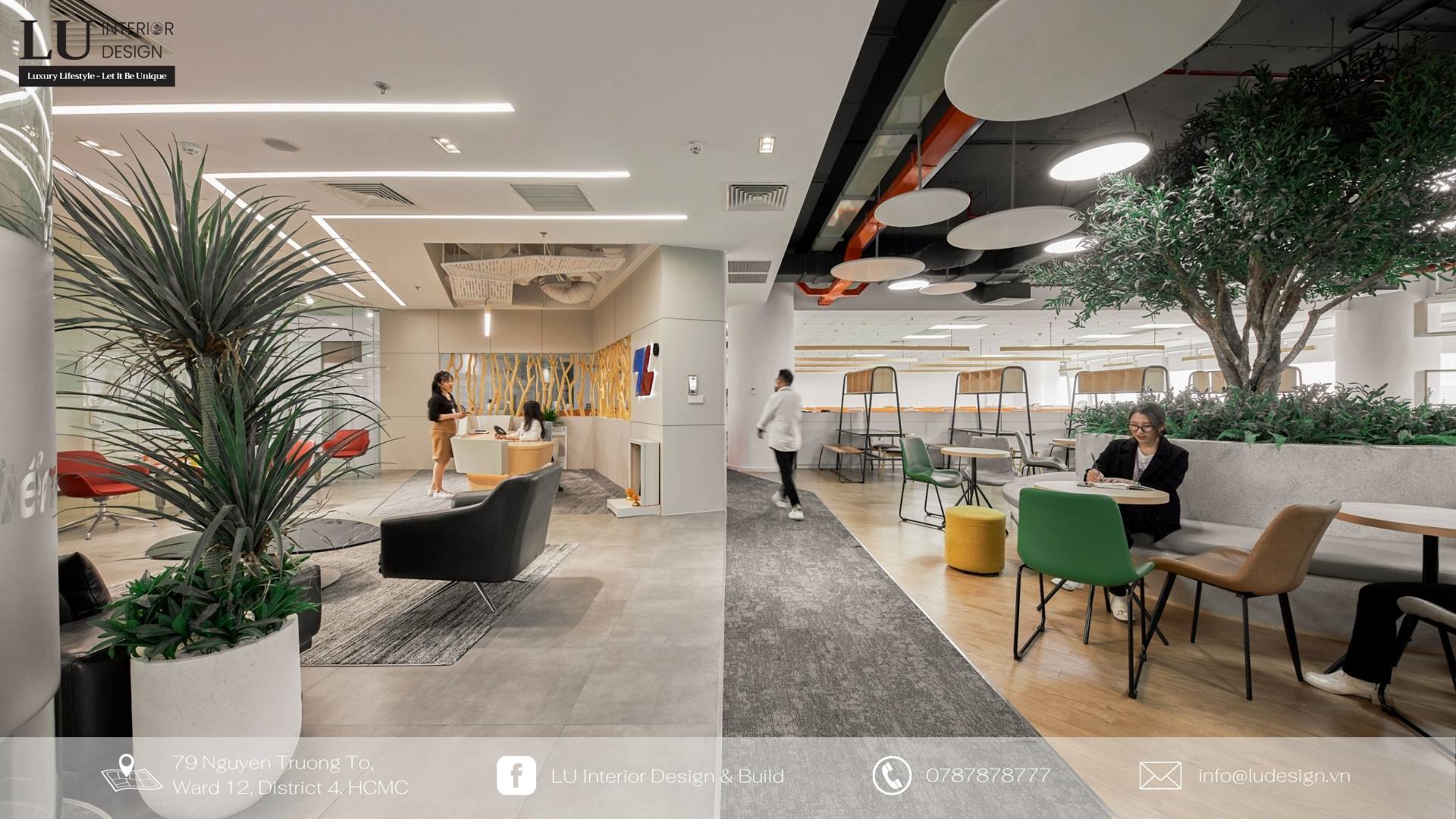 Công ty thiết kế nội thất văn phòng uy tín - LU Design kiến tạo không gian làm việc lý tưởng với hot-desking linh động | Dự án Thiên Long Group.