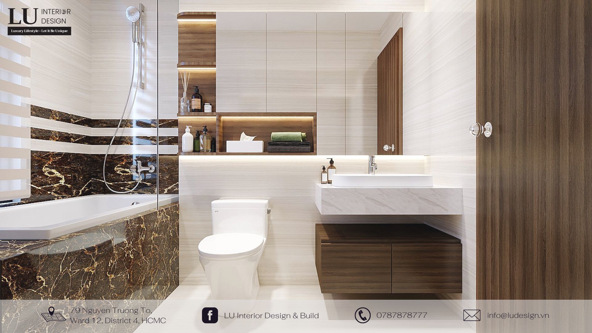 Thường xuyên vệ sinh nhà tắm | Dự án căn hộ Saigon Royal - LU Design thực hiện.