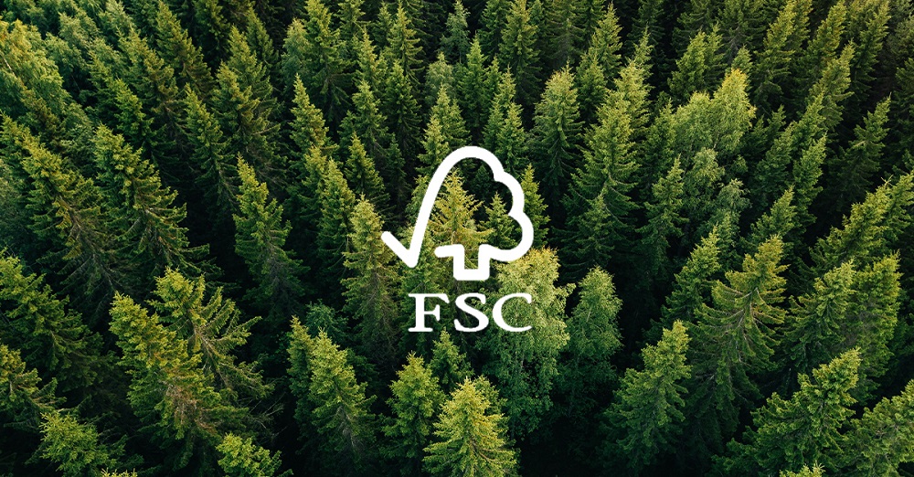 Chứng nhận FSC cho thấy các sản phẩm từ gỗ và giấy được làm bằng vật liệu từ các khu rừng được quản lý có trách nhiệm | Nguồn: Internet.