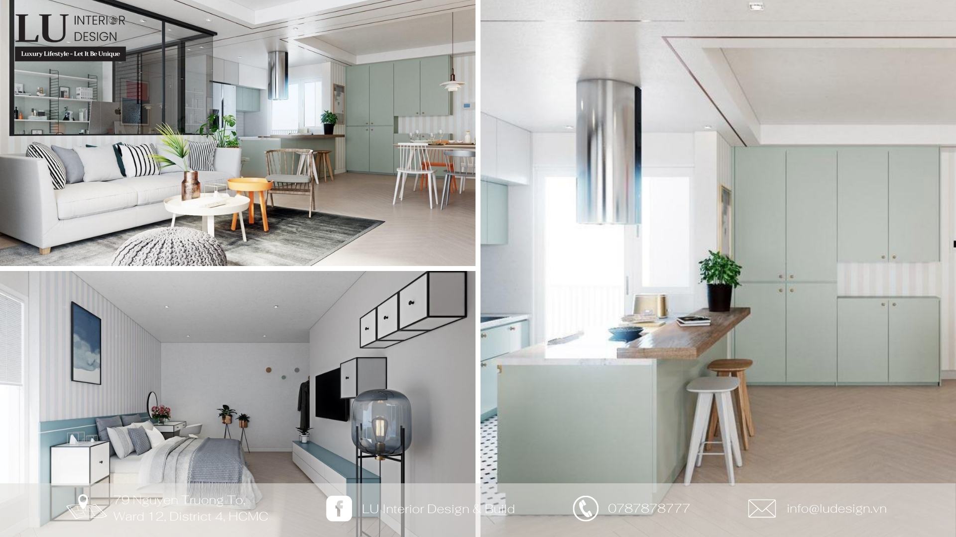Phong cách Scandinavian chất liệu của hạnh phúc | Dự án căn hộ cao cấp - LU Design.